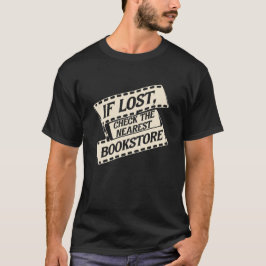 Om Borttappad, kontrollera närmaste boklager T Shirt