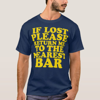 Om Borttappad, lämna tillbaka mig till närmaste Pu T Shirt