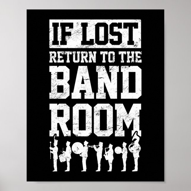 Om Borttappaden återgår till Drumline-markeringen  Poster (Framsidan)