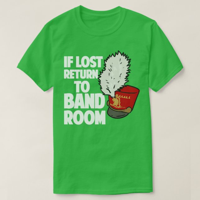Om Borttappaden återgår till rumsmarkeringsfältet T Shirt (Design framsida)