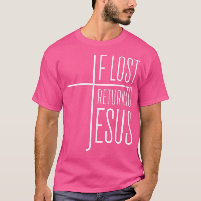 Om Borttappaden återvänder till Jesus T Shirt (Framsida)