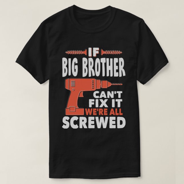 Om BROTHER Cant Fix, så är vi alla sårade T Shirt (Design framsida)