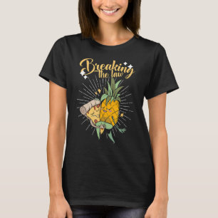 om brott mot lagen om ananas Pizza Hawaii Pizza T Shirt