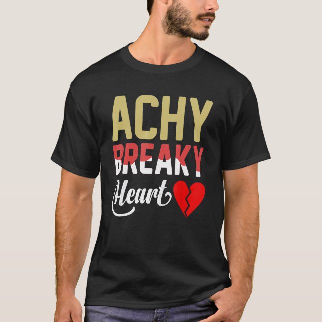 Öm brutet hjärta t shirt (Framsida)