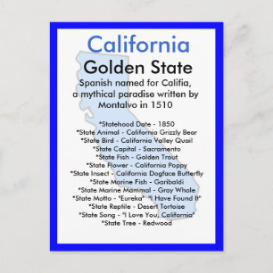 Om California Vykort