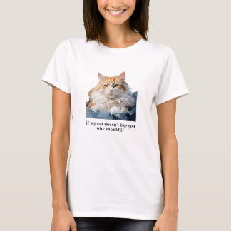 Om Cat inte tycker om att du Coolor Cat T-Shirt
