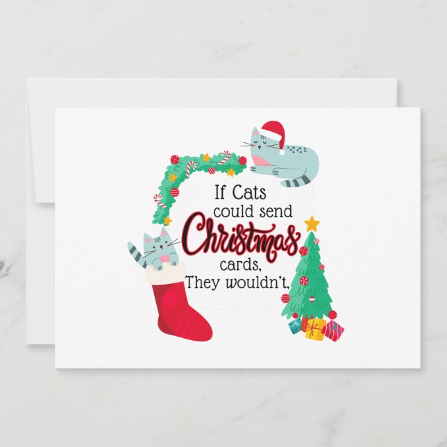 Om Cats skulle skicka julkort skulle de inte göra  (Framsida)