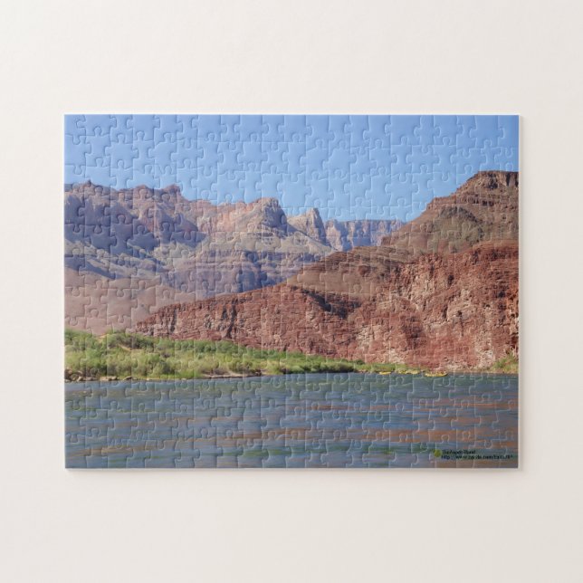 Om Colorado River vid Grand Canyon-fotot Pussel (Horisontell)