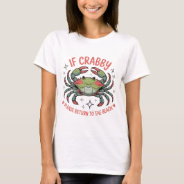 Om Crabby, gå tillbaka till bockens T-shirt