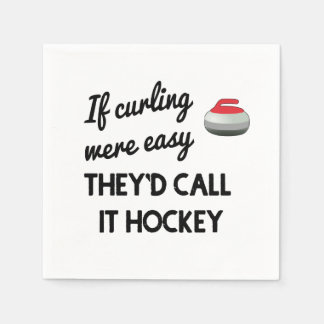 Om Curling var enkel Pappersservett