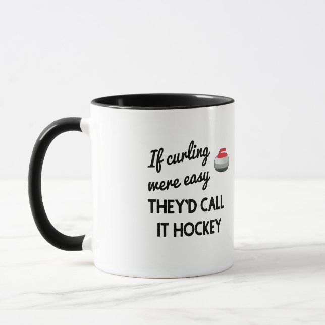 Om Curling var lätt skulle de kalla det Hockey Mug Mugg (Vänster)