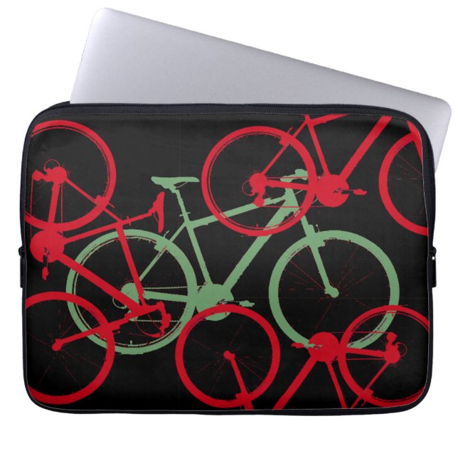 om cyklism laptop sleeve (Framsidan)