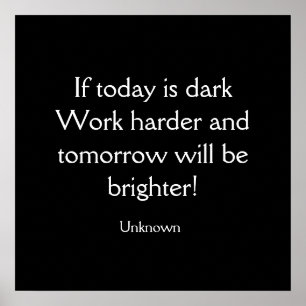 Om dagens Mörk Poster