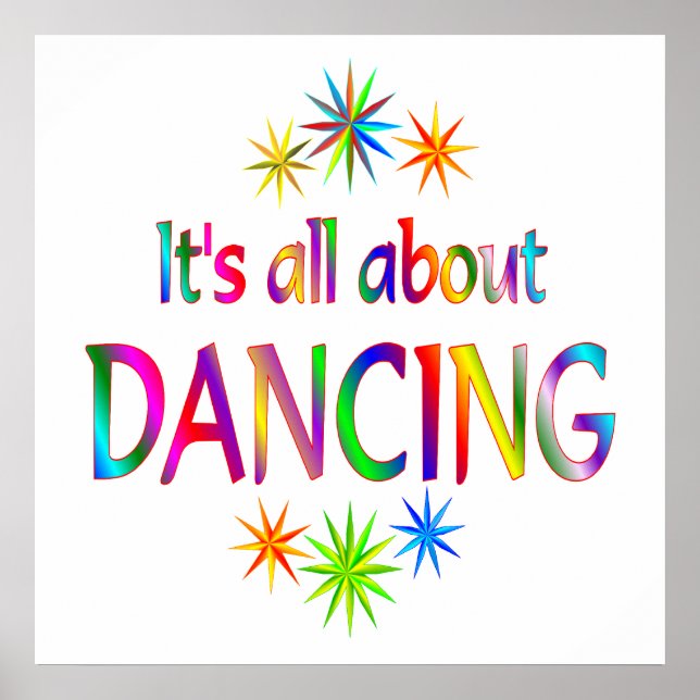 Om dansing poster (Framsidan)