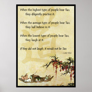 Om de inte skrattade skulle det inte vara Tao Poster