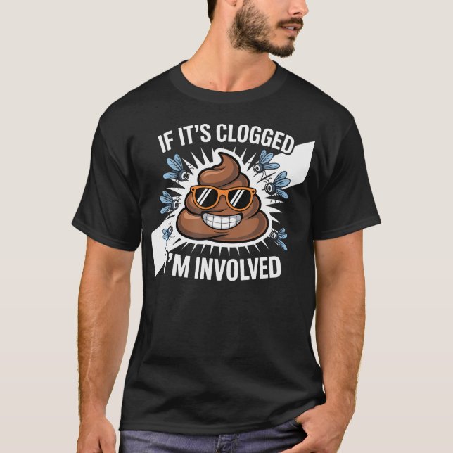 Om den är igensatt ÄR JAG T Shirt (Framsida)