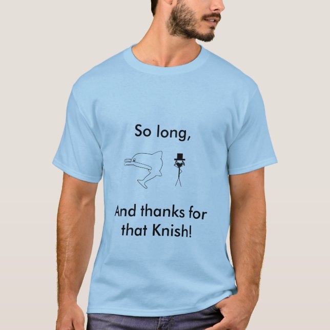 Om den Douglas Adams hakefotvandraren var judisk T Shirt (Framsida)