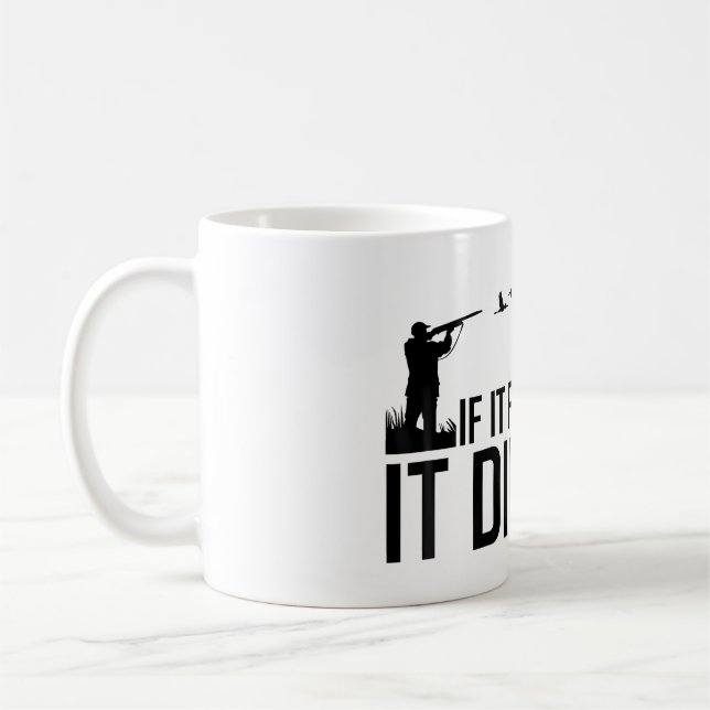 Om den flyger dör den kaffemugg (Vänster)