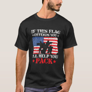Om den här Flagga är fördärvlig hjälper jag dig at T Shirt