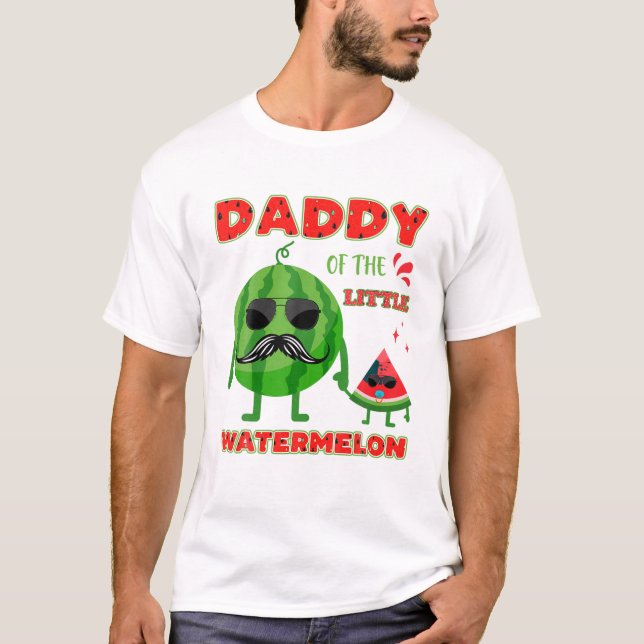 Om den lilla vattenmelonälskaren t shirt (Framsida)