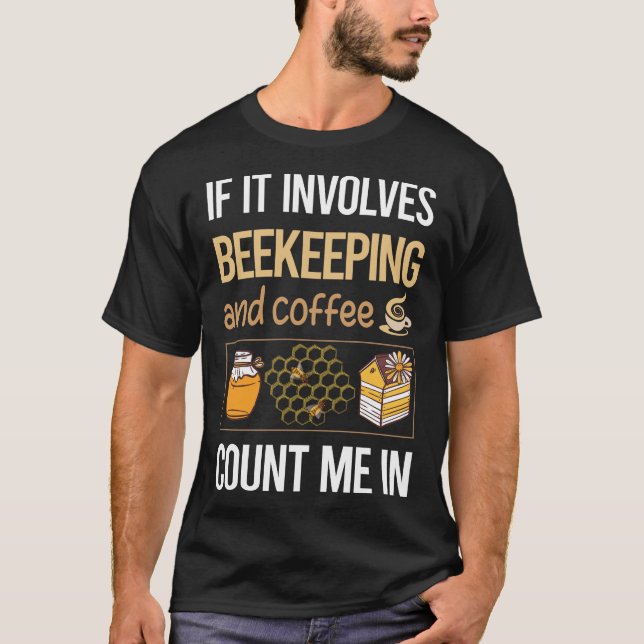 Om den omfattar biodlingsbiodlare för kaféer, Apic T Shirt (Framsida)