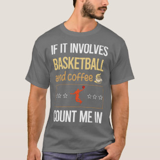 Om den omfattar kaffe och basket t shirt