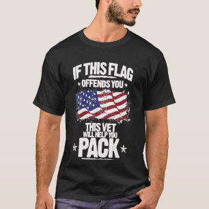 Om denna flagga kränker veten ska hjälpen, packa t-shirt