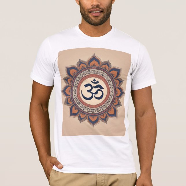 Om Design T-shirt på ett vackert sätt blandar andl (Framsida)