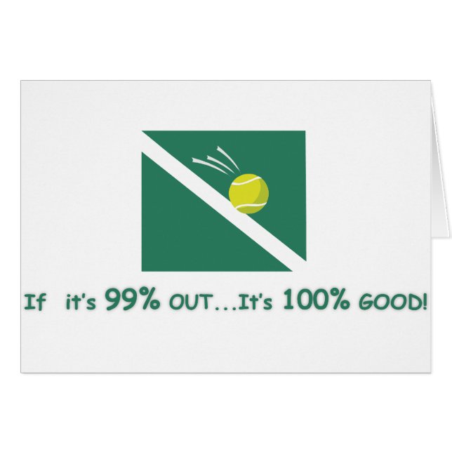 Om det är 99% ut, är det bran 100% hälsningskort (Framsidan Horizontal)