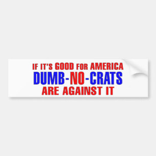 Om-Det-Är-Bra-För-Amerika-Motarbetar-Demokraterna- Bildekal