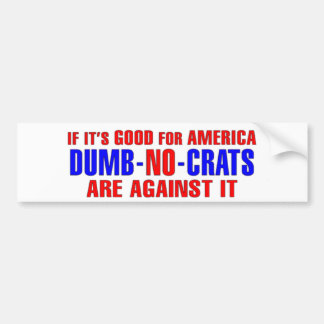 Om-Det-Är-Bra-För-Amerika-Motarbetar-Demokraterna- Bildekal