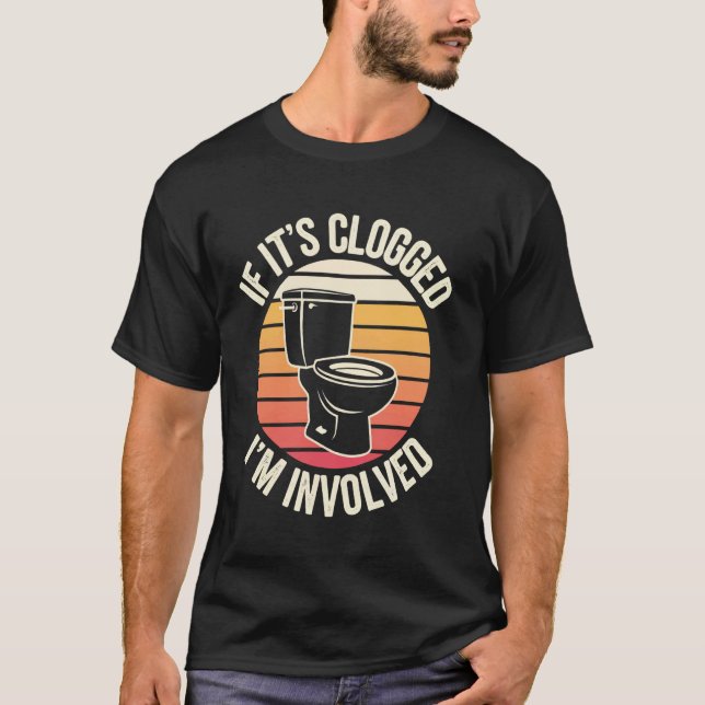 Om det är cloggat är jag inblandad t shirt (Framsida)