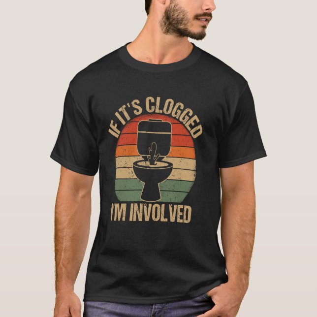 Om det är cloggat så är jag inblandad i Lag Ad. T Shirt (Framsida)