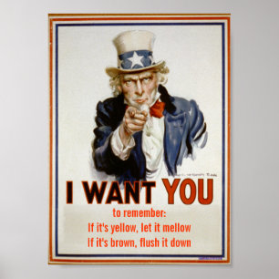 Om det är gult, låt det mjuka... poster
