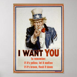 Om det är gult, låt det mjuka... poster