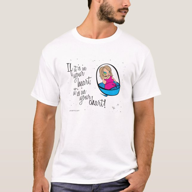 Om det är i din hjärta, är det i ditt kartlägger! tee shirt (Framsida)