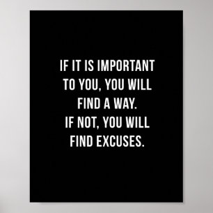 Om det är viktigt - 8" inspirera x10" skrivar ut poster