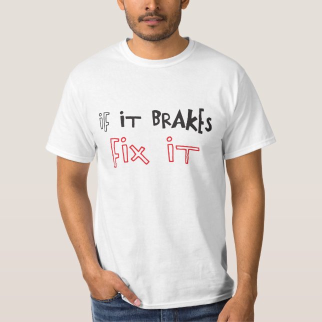 OM DET BROMSAR T-SHIRT (Framsida)