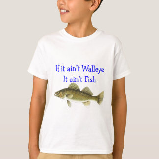 om det fisk för aintwalleyeaint t-shirt