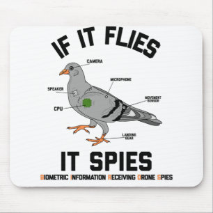 Om det flyger så spionerar det på Drone Spies Pige Musmatta
