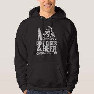 Om det handlar om Dirrt-cyklar Beerr räkna mig i M Hoodie