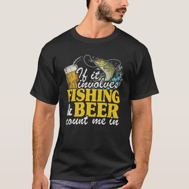 Om det handlar om fiske t shirt (Framsida)