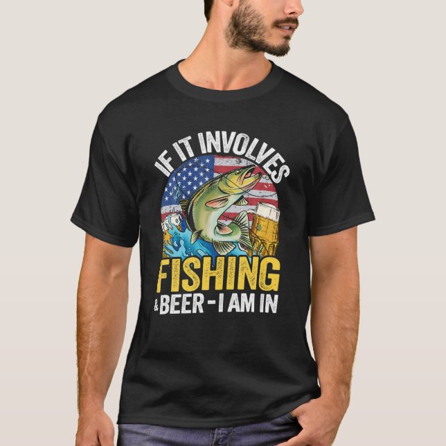 Om det handlar om fiske t shirt (Framsida)
