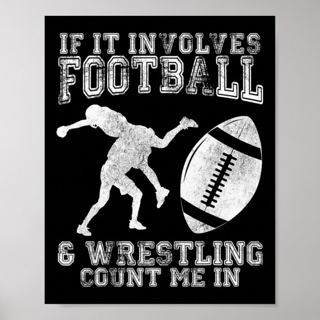 Om det handlar om fotboll och brottning, räkna med poster (Framsidan)