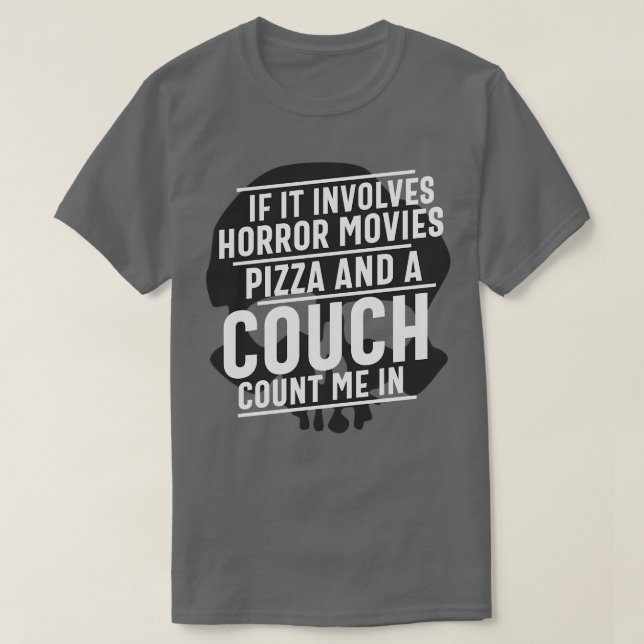 Om det handlar om Horror Pizza och en soffa.. T Shirt (Design framsida)