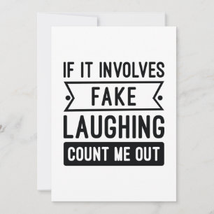 Om det innebär att fake Laughing Tack Kort