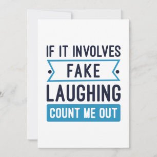 Om det innebär att fake Laughing Tack Kort