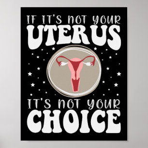 Om det inte är ditt Uterus är det inte ditt val Poster