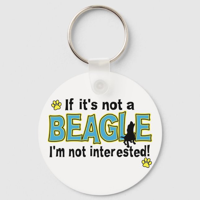 Om det inte är en beagle nyckelring (Framsida)