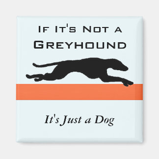 Om det inte är en greyhound bara en Hund Magnet